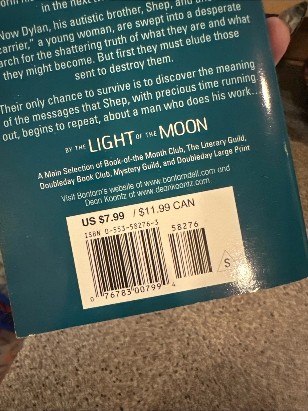 By the Light of the Moon - Blue Cover